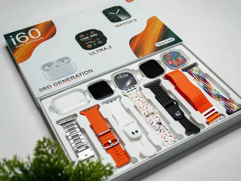 box - montre connecté + aipods